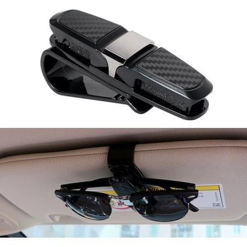 Car Storage Clamp Sunglasses Holder Sun Visor Clips Glasses Stand Fasteners Organizer Off Road 4x4 Truck SUV Auto Accessories