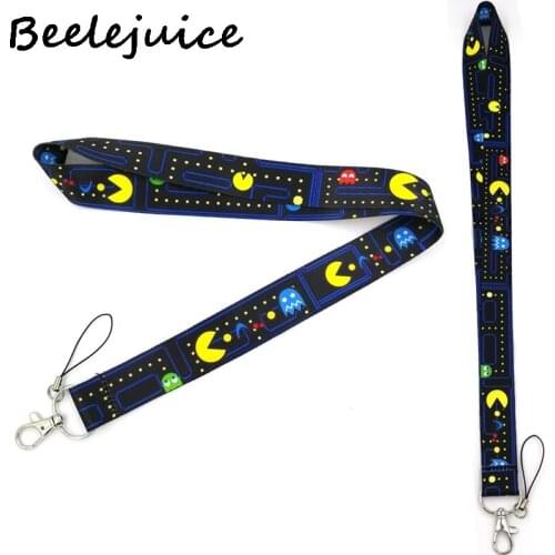24pcs Cartoon Lanyard Keys Phone Holder Funny Neck Strap With Keyring ID Card DIY Animal Lanyard Hang Rope gifts