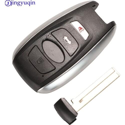 Jingyuqin Remote Car Key Case Shell For Legacy Subaru XV Forester Outback Subaru BRZ Key Cover Keyless Case