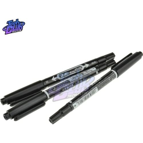 10PCs Black CCL Anti-etching PCB Circuit Board Ink Marker Double Pen for DIY PCB Repair CCL Printed Circuit Diagram for Arduino