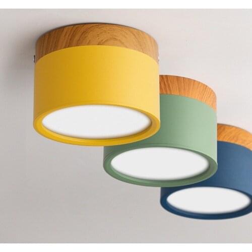 Dimmable LED COB Spotlights Ceiling lamp AC85-265V 7w 15w round Downlights Warm Cold White LED Lamp Indoor Lighting