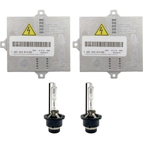 For 02-07-BMW E46 E63 E64 650I 330Ci M3 X3 Xenon Ballast HID Headlight Control Unit Computer Module with D2S Bulb Kit
