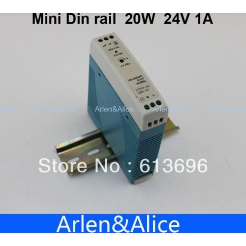 20W 24V MINI Din Rail Single Output Switching power supply