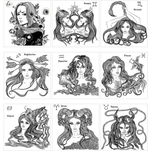 Cool Girl DIY Silicone Clear Stamp Cling Seal Scrapbook Embossing Album Decor Craft