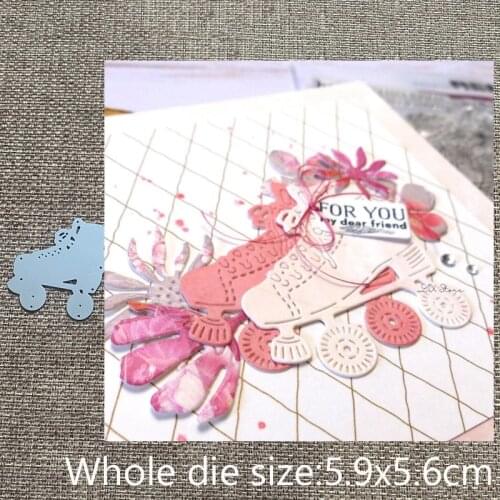 XLDesign Craft Metal Cutting Dies stencil mold Skate shoes decoration scrapbook Album Paper Card Craft Embossing die cuts