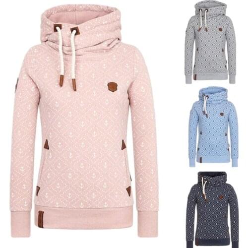 2020 New Fashion Plus Size Hoodie Woman Street Pocket Pull Rope Slim Fit Stylish Hoodie