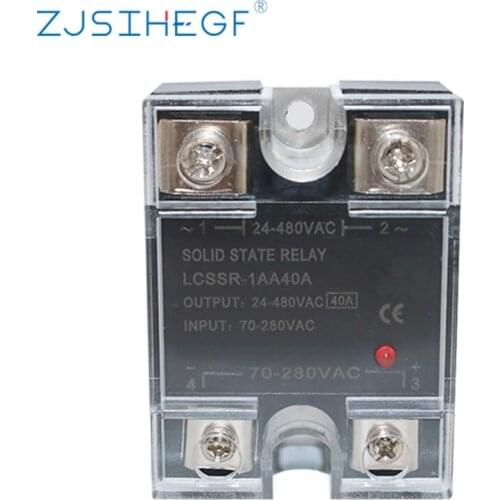 Single Phase Solid State Relay SSR 10A-120A AC Control AC 3-32VDC To 24-280VDC