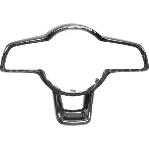 Carbon fiber steering wheel For MK7.5 GTI R For Volkswagen Golf MK7 Carbon Fiber Trim steering wheel assembly