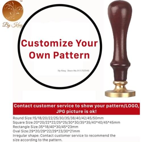 2021 Custom Wax Stamp Logo Personalized Image Replace Copper Head Wax Seal Stamp Retro Wax Seal Stamp Wedding Packaging Gifts