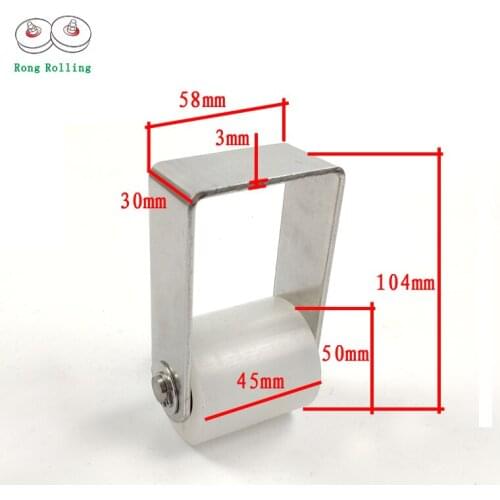 With bracket sliding door nylon roller pin wheel plastic pulley sliding door limit wheel bearing pulley