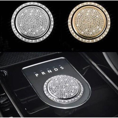 Silver/Gold Car Gear Shift Sticker Trim For Jaguar XE XF F-Pace Car Accessories