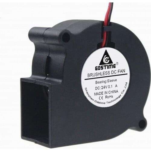 Gdstime 1 Pcs 6cm 6028 Exhaust Blower Fan DC 24V 2Pin Cooling Cooler For PC CPU VGA Heatsink 60mm x 28mm