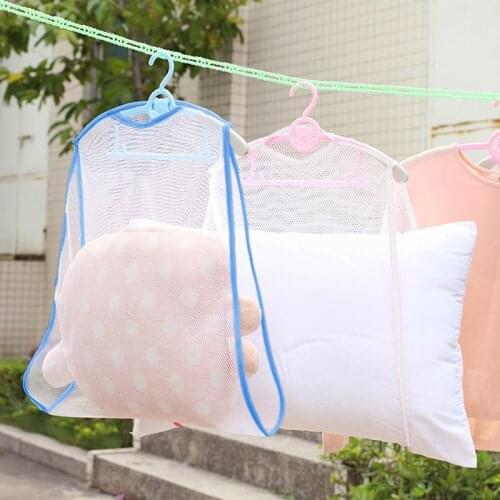 2018 Balcony Windproof Frame Fixed Pillow Multifunctional Pillow Toys Drying Rack Drying Racks Hanging Racks Net Home Container