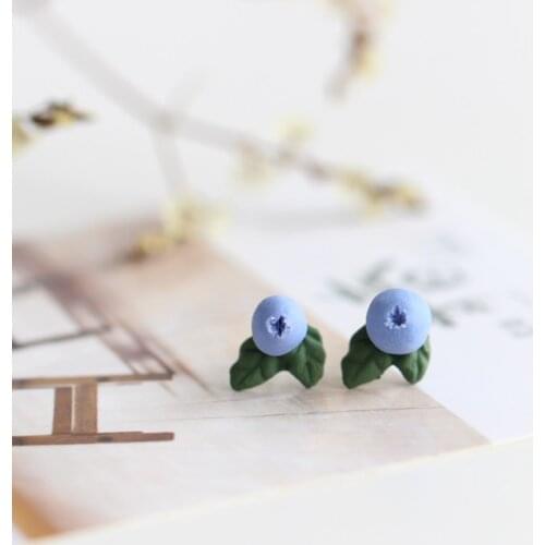 Boutique Folk Style Ceramic Earrings Earrings Wholesale Crafts Temperament Original Decoration Free Shipping #5335