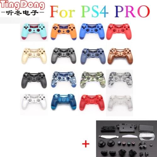 PS4 Pro 4.0 Controller Case Front Back Hard Upper Housing Shell Cover For Playstation 4 Pro V2 Dualshock 4 Pro JDS 040 JDM-040