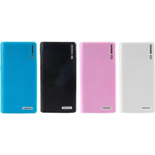 Dual USB Power Bank 6x 18650 External Backup Battery Charger Box Case For Phone Compatible for 6x 18650 lithium ion rechargeable