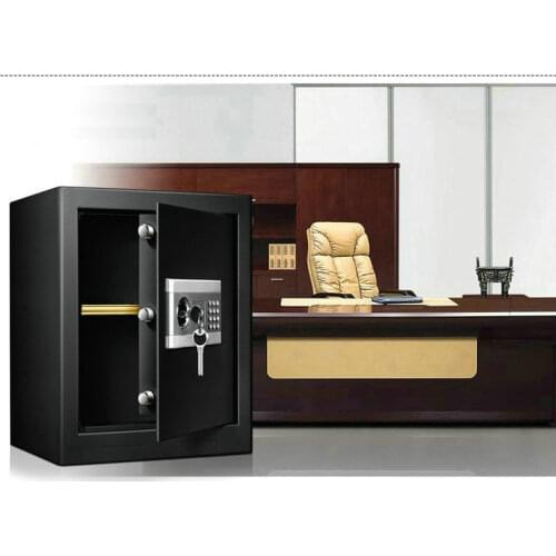 Electronic password key double unlock file cabinet concealed safe all steel home office safe small jewelry cash storage box