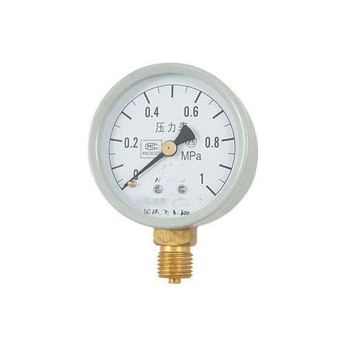 1pc Y-60 Dial Diameter 60mm 0-0.1/0-0.16/0-0.25/0-0.4/0-0.6/0-1/0-1.6/0-2/0-10/0-16/0-60 MPa Measure Tool Pressure Gauge