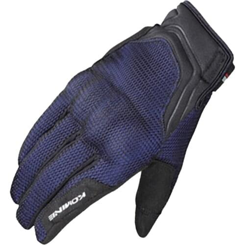 Komine GK-194 3D Mesh Breathable Gloves Motocross Downhill Bike Blue Glove Touch Screen
