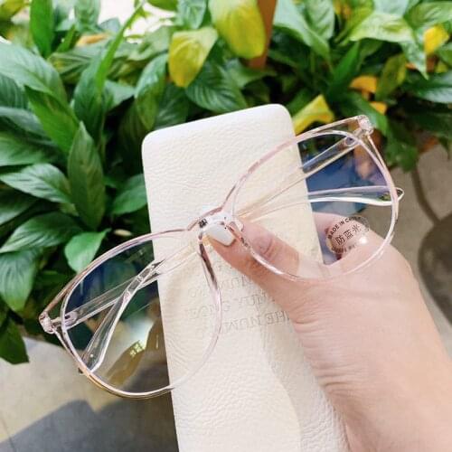 TR90 Anti Blue Light Decorative Glasses Round Computer Anti-blue Eye Glasses with Frame Transparent Eyewear women Glasses Frame