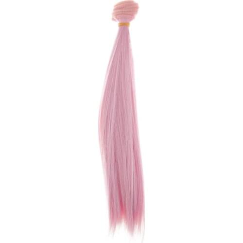 Doll Hair Bulk Wigs Synthetic Craft Hair Hairpiece for Dolls Making Supplies