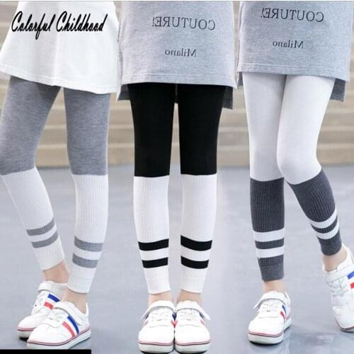 Girls Leggings Autumn kids stripe pants Children Clothing Girl Pants Striped Baby Kids Leggings Toddler Girl Spring trousers