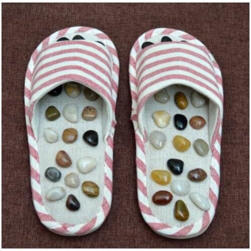 DK04 Natural pebble sole massage shoes, slippers, spring and summer, home couple slippers, womens foot massage slippers