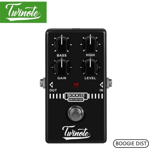 Twinote Boogie Dist Mini Guitar Pedal Old School Distortion Tone Synthesizer For MESA Boogie Guitar Effect Pedal