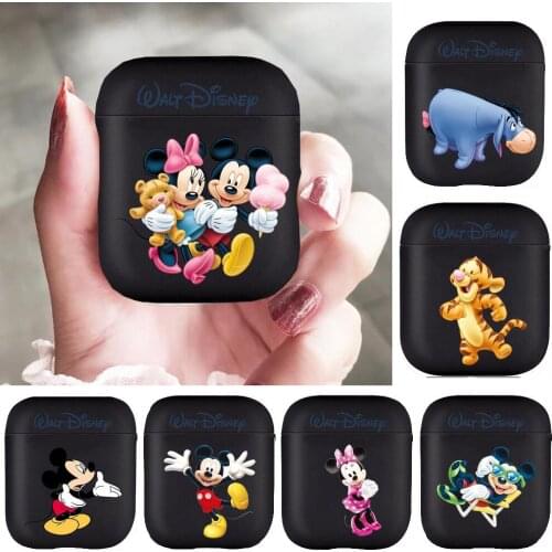 Happy Disney Tigger Mickey Minnie Mouse Soft Silicone Cases For Apple Airpods 1/2 Protective Bluetooth Wireless Earphone Cover F