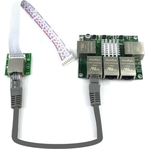 Industrial Ethernet Switch Module 5 Ports Unmanaged10/100/1000mbps PCBA board OEM Auto-sensing Ports PCBA board OEM Motherboard