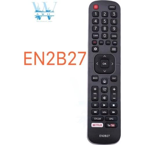 New EN2B27 Replacement Remote Control For Hisense TV RC3394402/01 3139 238 29621 40K321UWT 50K321UWT 55K321UWT