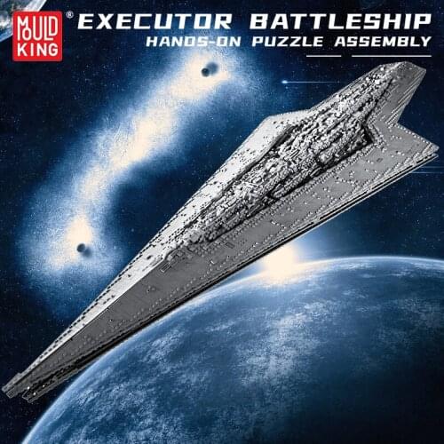 Star Plan Series The Exeutor Battelship Model Space Assembly Bricks Toys Children Collection Gifts Mould King Building Blocks