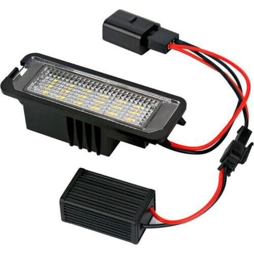 12V LED Number License Plate Light Lamp for GOLF 4 5 6 7 6R Passat