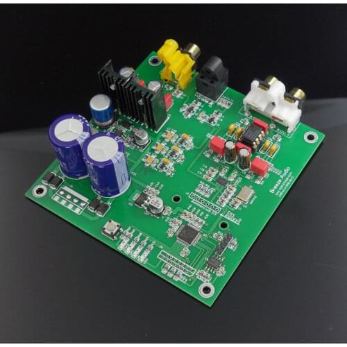 ZEROZONE Assembled ES9038 Q2M I2S DSD Optical + Coax Input Decoder Board / DAC L9-48