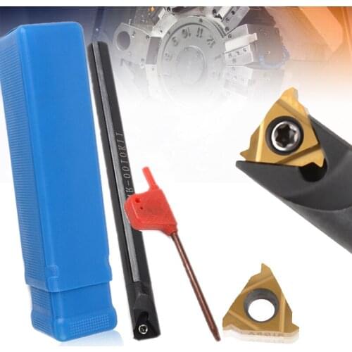 1Pcs SNR0010K11 Internal Lathe Threading Turning Tool Set Boring Holder + Carbide Insert with Wrench For Turning Tool