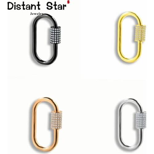 2020 New Fashion DIY Jewelry Making Accessories Popular Hanging Chain Lock Hook Spiral Clasps DIY Necklace Bracelets Hand Made