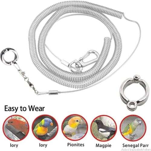 6M Parrot Cockatiels Starling Bird Pet Leash Kits Anti-bite Outdoor Flying Training Rope Conure Lovebird Fly Line ly8 wholesales