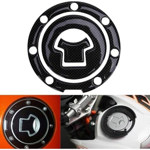 Motorcycle Tank Pad Carbon Fiber Gel Oil Gas Fuel Tank Protector Sticker Decal