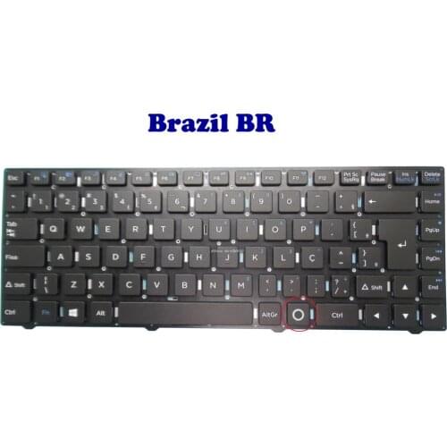 BR Keyboard For Positivo Stilo XCi7660 XCi7650 XC7660 XC8660 XCI8660 XC5631 XC3553 One XC3630 XC3620 XC3550 XC3660 Colors XC3634