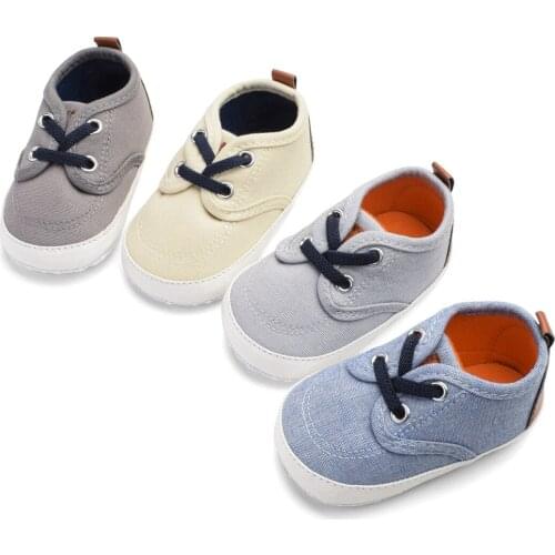 Spring Autumn Newborn Baby Girl Boy Soft Sole Anti-skid Toddler Infant Sneaker Shoes Casual Prewalker Fall First Walkers 0-18M
