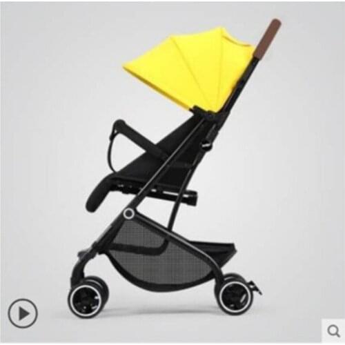 Baby stroller can sit and lay lightweight compact folding genuine 0-3 year old baby four seasons universal type