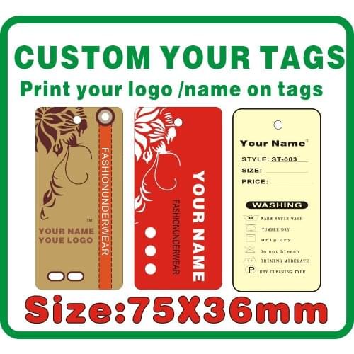 Hot sell custom tags ,print your logo on tags 500PCS 300gsm Paper easy custom tags, Hang Tags,Garment Price Labels, A8