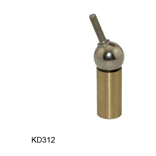 KD312 3d printer socket connection Steel ball Brass rod end with thread hole permanent universal magnetic ball joint