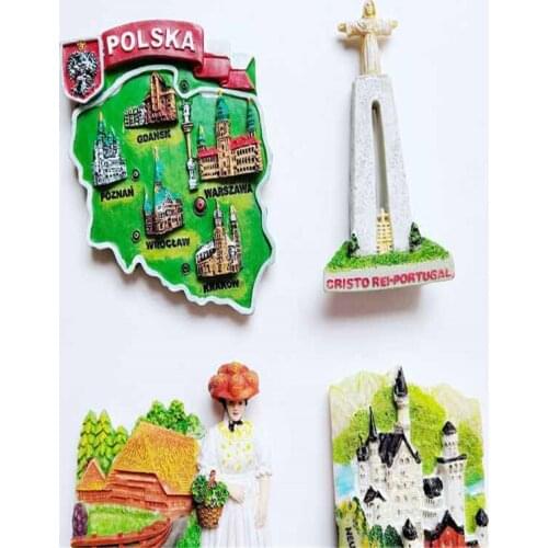 Lychee Germany Castle Refrigerator Magnetic Stickers Famous Landscape Fridge Magnet Home Kitchen Decoration