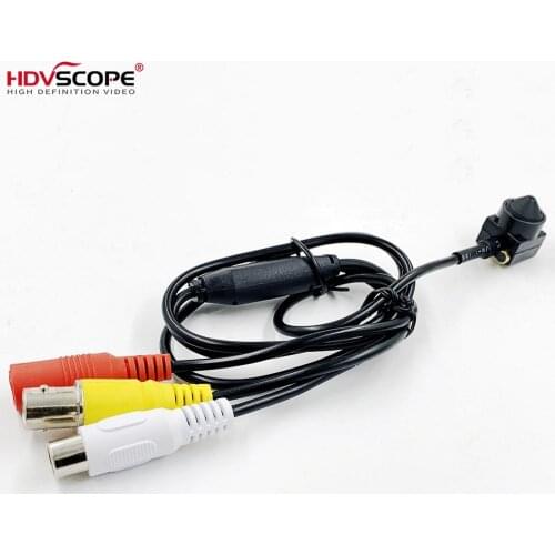 15*15mm 4IN1 AHD TVI CVI CVBS HD 1080P UTC 1/2.9" Sony IMX323 CMOS Small Endoscope 2mp MINI Security Pin Hole CCTV Camera Audio