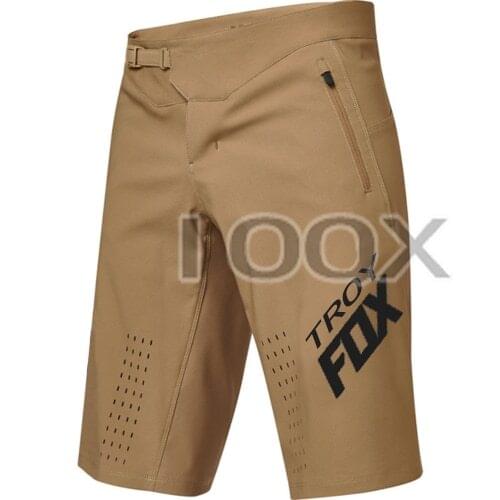 Troy Fox Defend Shorts Motorcycle Motorbike MX Dirt Bike Mountain Bicycle Offroad Mens Brown Short Pants