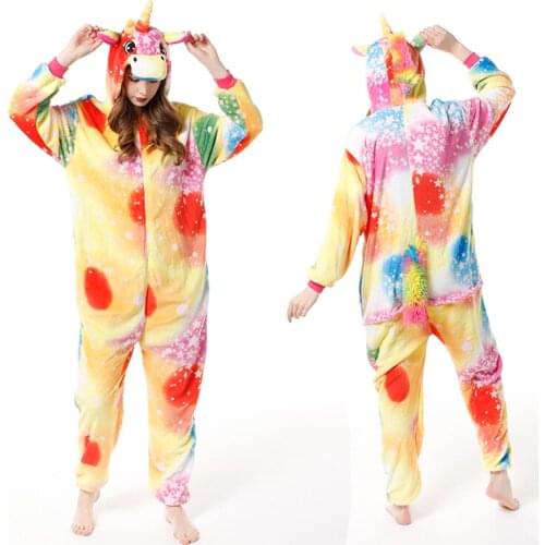 Baby Boy Girls Clothes Children Unicorn Panda Pajamas Winter Animal Cartoon Sleepers Licorne Panda Onesies Kids Costume Jumpsuit