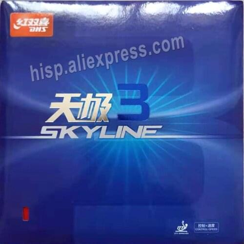 Original DHS Skyline TG3 (Skyline-TG3) Pips-in Table Tennis Rubber With Sponge