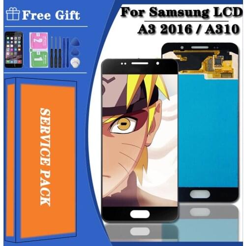 Original 4.7'' A310F LCD For SAMSUNG Galaxy A3 2016 A310 A310F A3100 LCD Display Touch Screen Digitizer Assembly