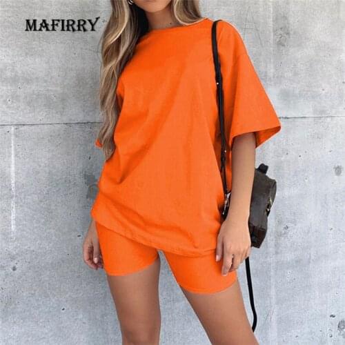 Summer Women Loose Short Sleeve Shorts Homewear Set O-Neck Elastic Waist Ladies Sleepwear Casual Solid Soft Pajamas Dropshipping